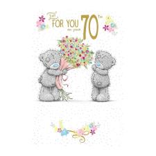 On Your 70th Birthday Me to You Bear Birthday Card Image Preview